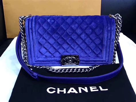 royal blue wit chanel bag|royal blue Chanel bag.